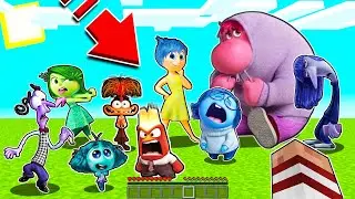 APARECEN TODAS LAS EMOCIONES DE INTENSAMENTE 2 EN MINECRAFT