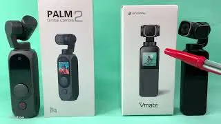 Сравнение Snoppa Vmate и Fimi Palm 2 на столе с видеопримерами