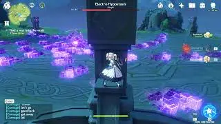Noob teaching how to take on electro hypostasis | Random Lobby | Genshin Impact