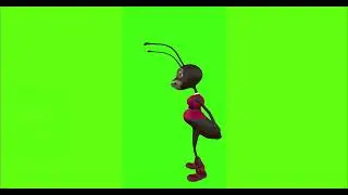 ANT #6  || GREEN SCREEN || 4k || ANIMATION  || FREE 3D