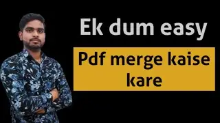 how to merged pdf||how to merge pdf files into one