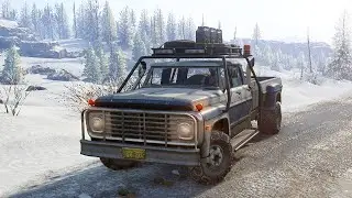 SnowRunner - New DLC Vehicle Ford F750 Exploring New Map Lake Kovd
