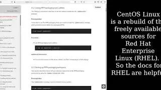 Install rpmbuild for CentOS