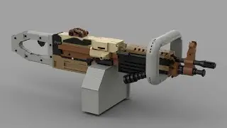 Custom LEGO Gun MOC: FN-249 [Chainsaw]