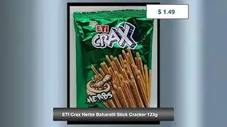 ETI Crax Herbs Baharatli Stick Cracker 123g