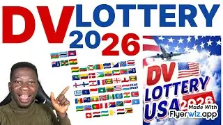 DV Lottery 2026 : Eligible Countries - Check before submitting your forms #dvlottery2026