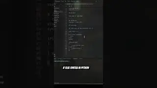 IF ELSE Syntax In 