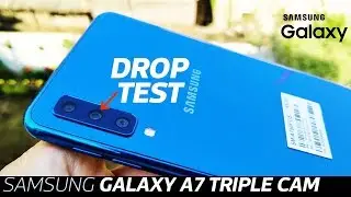 Samsung Galaxy A7 Drop Test - Will the Triple Camera survive? |w/ 6D glass|softcase|