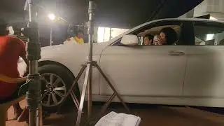 CAR SCENE SHOOT / BEHIND THE SCENES #neethashetty #actor #onset #bts #actorslife