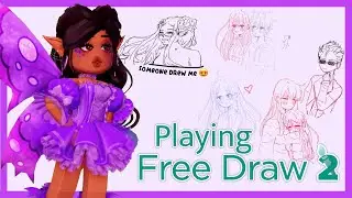 DRAWING IN FREE DRAW 2!! // Roblox