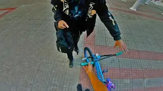 Ensinei uma Manobra de BMX a um Desconhecido | Rolê de Bmx