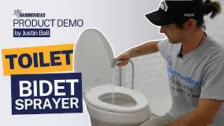 Product Demo: HammerHead Showers All Metal Bidet Sprayer For Your Toilet