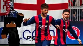 NEYMAR HUMILHANDO E MESSI DANDO ASSISTÊNCIA! CHAMPIONS LEAGUE FASE DE GRUPOS! | PES 2015