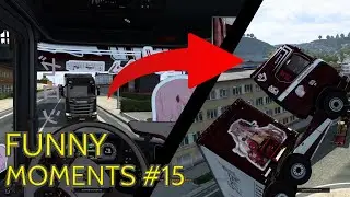 IDIOTS on the ROAD | Funny Moments #15 | Euro Truck Simulator 2 Multiplayer