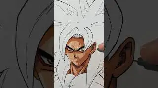 🐉💥 #art #drawing #goku #gokussj4 #dragonball