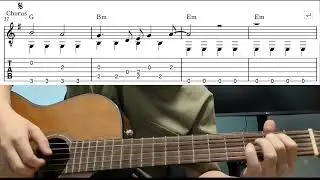 Please Please Please (Sabrina Carpenter) - Easy Fingerstyle Guitar Playthrough Lesson With Tabs