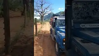 Driving alongside the rhino sanctuary
