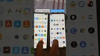 Miui Vs realmeUi | Poco X2 vs Realme GT Master Edition | 120Hz animations