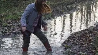 Deep and muddy puddles