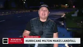 Catastrophic conditions in Florida as Hurricane Milton makes landfall