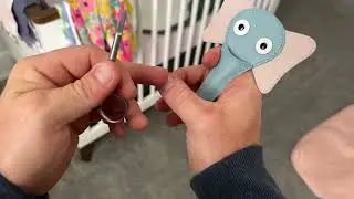 Rubis Stainless Steel Infant Nail Scissors with Blue Leather Elephant Case Review