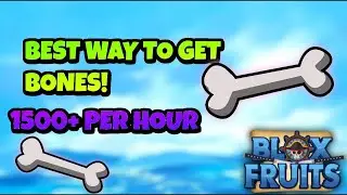 How To Grind Bones In Blox Fruits Without Glitches Or Auto Clicker (1500+ An Hour) (Roblox)