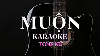 Muộn - Karaoke Tone Nữ | Beat Chuẩn 2024 | Sam Karaokes