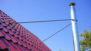 How to fix a chimney pipe. Let's do some hard stretching!