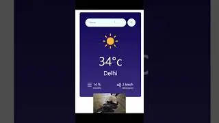 Live Weather App using React JS 