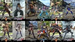 Evolution of Soulcalibur Characters - 1996 to 2018