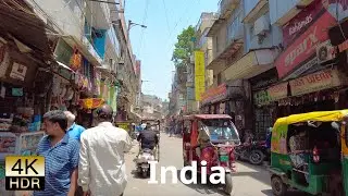Walking Tour New Delhi, India🇮🇳 | 4K60fps