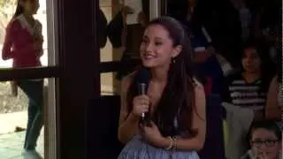 Ariana Grande sings songs from the musical 