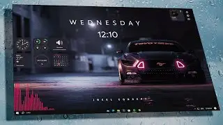 This is the best windows 10 desktop customization | Rainmeter