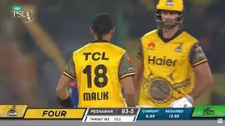 Shoaib Malik Is On Fire Multan Sultans vs Peshawar Zalmi Match 16 HBL PSL 7 ML2T