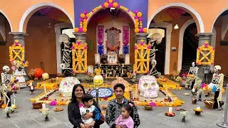 Altares del Dia de Muertos or Day of the Dead in Puebla