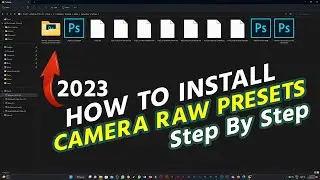 1 Min Photoshop Tutorial: How to Install Camera 📸 Raw Presets 2023 