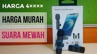 MIC VLOG MURAH SUARA MEWAH || WIRELESS LAVALIER MICROPHONE