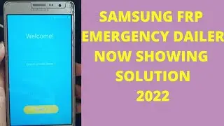samsung frp emergency call not showing solution | samsung frp emergency dailer not working