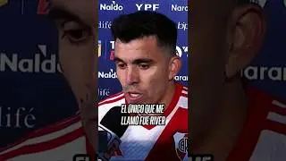 Duras Declaraciones Del Huevo Acuña‼️😱 #river #acuña #shorts #viral