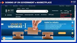 How to Register on GeM as a Seller or Service Provider | GeM Seller Registration