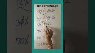 Fast Percentage||shortcut||#shorts