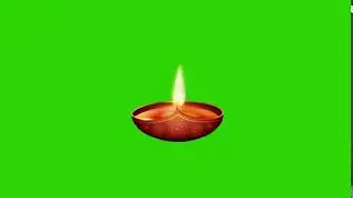 GREEN SCREEN - Diwali Diya