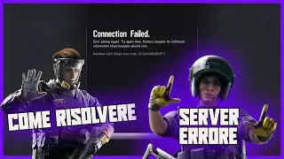 How to Fix Connection Problems on Rainbow Six Siege - Server Failed Error