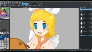 Vocaloid: Kagamine Rin | Krita Anime Speedpaint