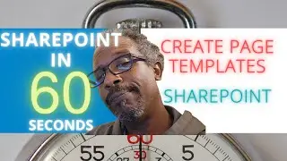 SharePoint:  How To Create Page Templates