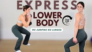 15-Minute, No-Lunge LEG SCULPT | Express Lower Body Workout (Strong Foundations)
