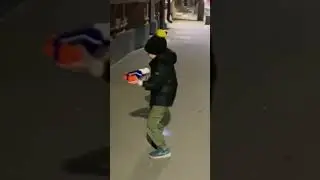 Прогулка по району Ростова-на-Дону с Nerf Elite (Нерф Элит)