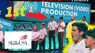 Winning a Gold Medal in Videography !!! (Skills USA Nationals 2024)
