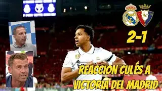 REAL MADRID 2 OSASUNA 1 | REACCION DE LOS CULES A LA VICTORIA DEL MADRID