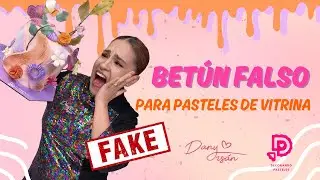 Betún Falso😱/ practíca con esta receta de pastel de vitrina 🤩✨